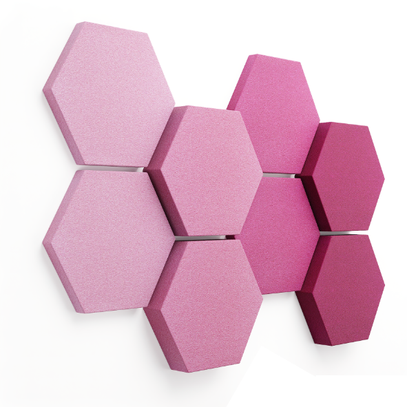 fennext schallabsorber hexagon velvet magnolia shades